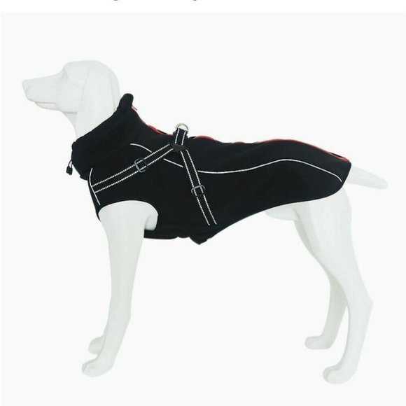 Petilleur Dog Jacket For Medium Sized Dogs With Harness - Picture 5 of 8